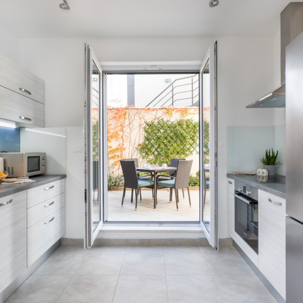 Kitchen, Adriatic Pearl with terrace, Luxury Studios & Apartments Adriatic Split  Split